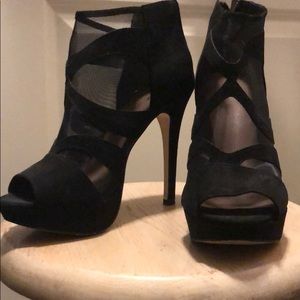 Black, 5 inch heels